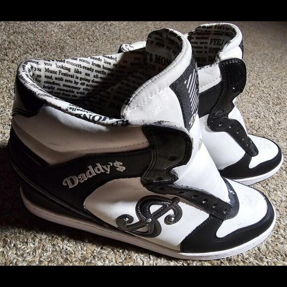 Daddy\'s Money SN39150 News Print basketball shoes US11 UK8 main image 4